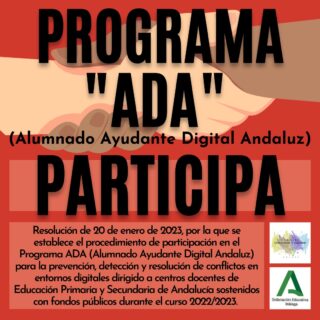 Imagen de la noticia: Programa ADA, Alumnado Ayudante Digital Andaluz [Actualizado]