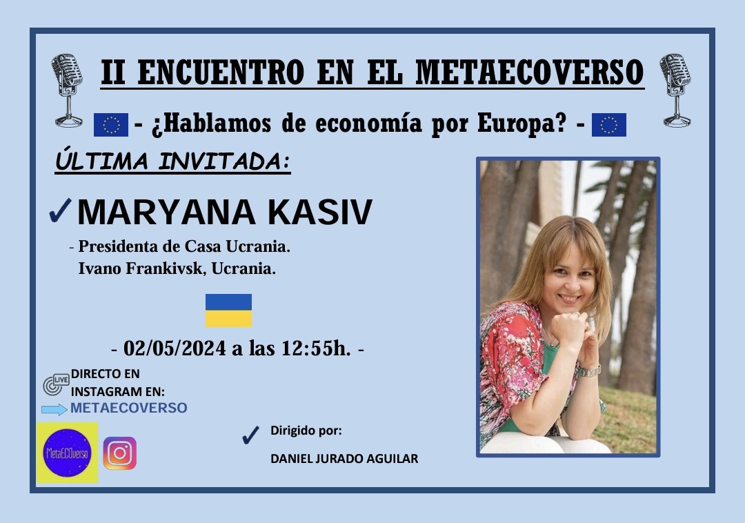 Imagen de la noticia: Maryana Kasiv, representante de Ucrania, última participante en el Metaecoverso [Actualizado]