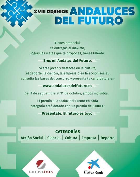 Imagen de la noticia: XVIII Premios Andaluces del Futuro