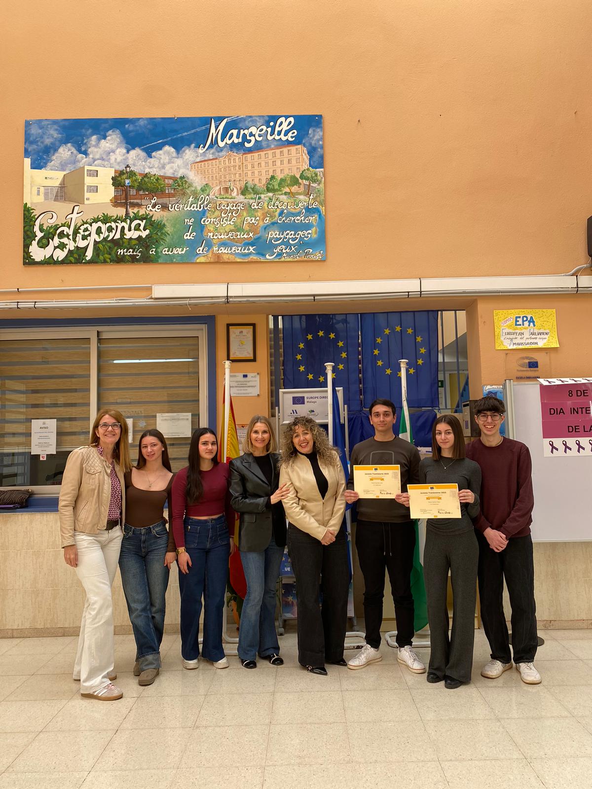 Imagen de la noticia: El IES Mediterráneo destaca en Europa con dos menciones en Juvenes Translatores