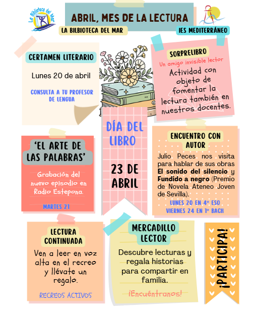 Imagen de la noticia: Celebración de la Semana de la Lectura 20-26 de Abril