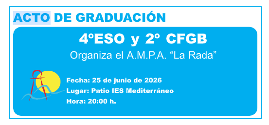 Imagen de la noticia: GRADUACIÓN DEL ALUMNADO DE 4ºESO Y 2ºCFGB