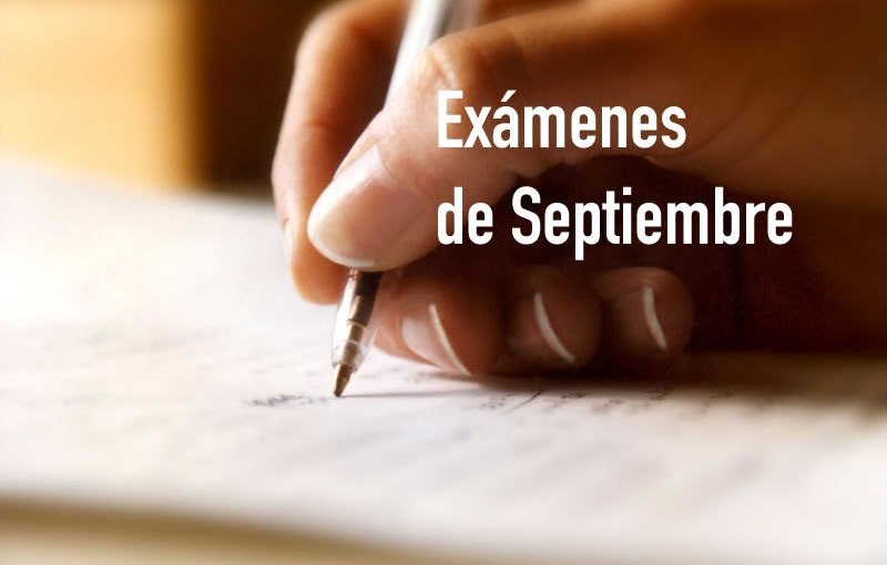 Imagen de la noticia: Calendario de exámenes de septiembre 2024 para 1º Bachillerato [Actualizado]